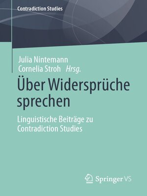 cover image of Über Widersprüche sprechen